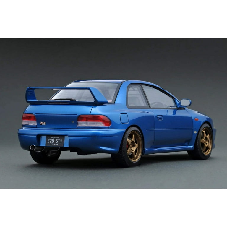 Ignition-Model Subaru Impreza 22b STi Version (GC8) Blue