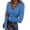 Blue(Leopard Print), variant on Long Sleeve Tops for Women Leopard Print Ribbed Slim Fit Cheetah V Neck Going Out Tops Trendy Undershirts M