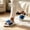 Blue, variant on uublik Comfy Fuzzy Slippers for Women Open Toe Memory Foam House Shoes Indoor Outdoor Non Slip House Slides, Pink