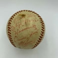 thumbnail image 2 of Diablos Rojos del Mexico 1957 Team Signed Game Used Baseball Negro League, 2 of 7