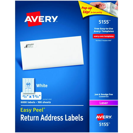 Are there free software templates for Avery labels?