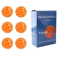 thumbnail image 2 of Wweixi 6 Pcs/ensemble Assortiment de Pickleball Portable Extérieur 40 Trous Réutilisables Pratique PE Kit Assorti Cadeau d'Anniversaire Orange, 2 of 6