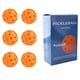 thumbnail image 1 of Greeniant Juego de 6 unidades de Pickleball portátil profesional, 40 agujeros, práctica de entrenamiento reutilizable, PE Pickle Balls, Kit Golf Naranja, 1 of 6