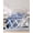 Blue, variant on 3 Piece Twin Sheet Set Blue Morocco Sheets Set for Twin Size Bed, Breathable Soft Microfiber Bed Sheets Cooling Vintage Graffiti Paint Art Boho Dappled Fitted Sheet Deep Pocket, Pillowcases