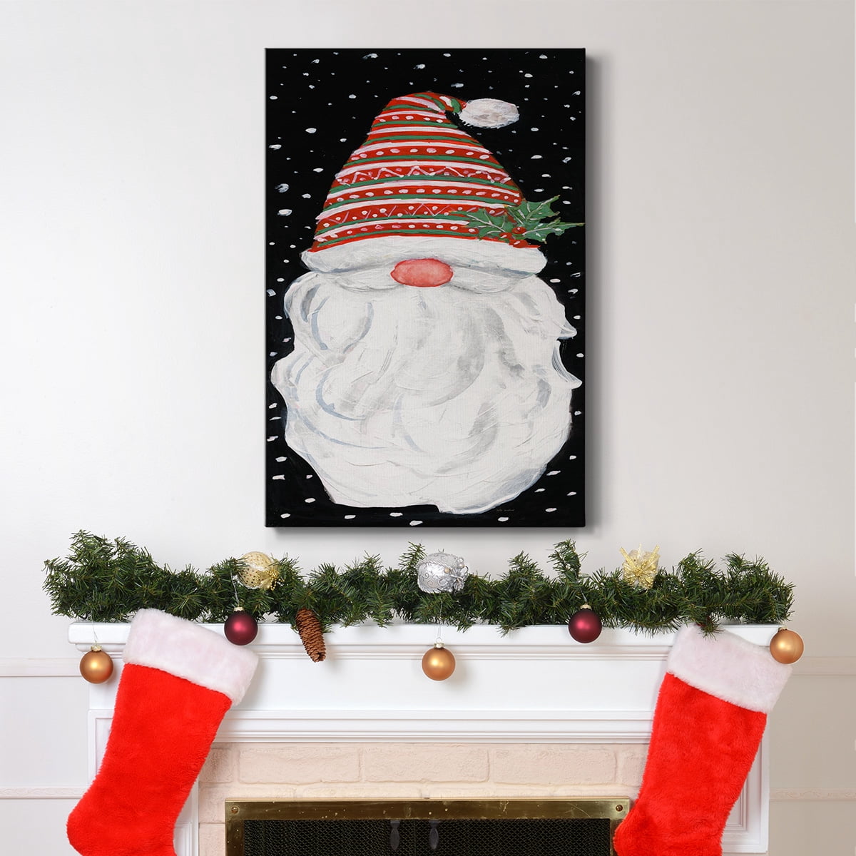 Winter Home Gnome- Gallery Wrapped Canvas