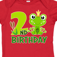 thumbnail image 4 of Inktastic 2nd Birthday Prince Frog Boys Baby Bodysuit, 4 of 5