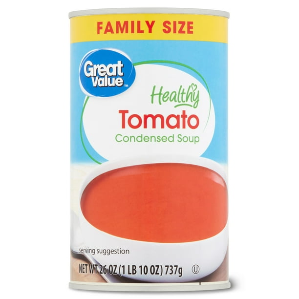 Great Value Healthy Tomato Condensed Soup Family Size, 26 oz