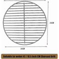 thumbnail image 2 of Upgraded Grill Grate with Enhanced Airflow & Heat Retention, 34cm/13.5" for Weber Charcoal Grills, Durable & Corrosion-Resistant, 2 of 5