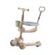 thumbnail image 5 of Patinete para niños, patinete de 3 ruedas, mini patinete de juguete inclinado para dirigir, patinete de 3 ruedas, ruedas iluminadas para niños y niñas Rosa, 5 of 8