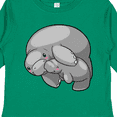 thumbnail image 4 of Inktastic Cute Manatee Family Boys or Girls Long Sleeve Toddler T-Shirt, 4 of 5