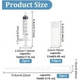 thumbnail image 7 of 10 Pack 12ml Small Plastic Flip Cap Sample Bottle Empty Refillable Travel Bottles for Makeup Cosmetic Toiletries Product, 7 of 7