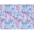 thumbnail image 2 of Zelouf Water Floral Print W/allover Hologram On Mjc  , Sewing, DIY, Crafts Fabric by the Yard, Purple/teal, 1 Yard, 2 of 2