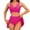 Red-A, variant on QHFBli Two Piece Bikini Skirt Swimsuit - 2 Piece Bathing Suits for Women High Waisted with Pockets 2033 Swimwear