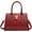 Red, variant on Women's Classic Snake Printed Top Handle Satchel Bag PU Leather Elegant Crossbody Shoulder Bag Work Handbag and Purse