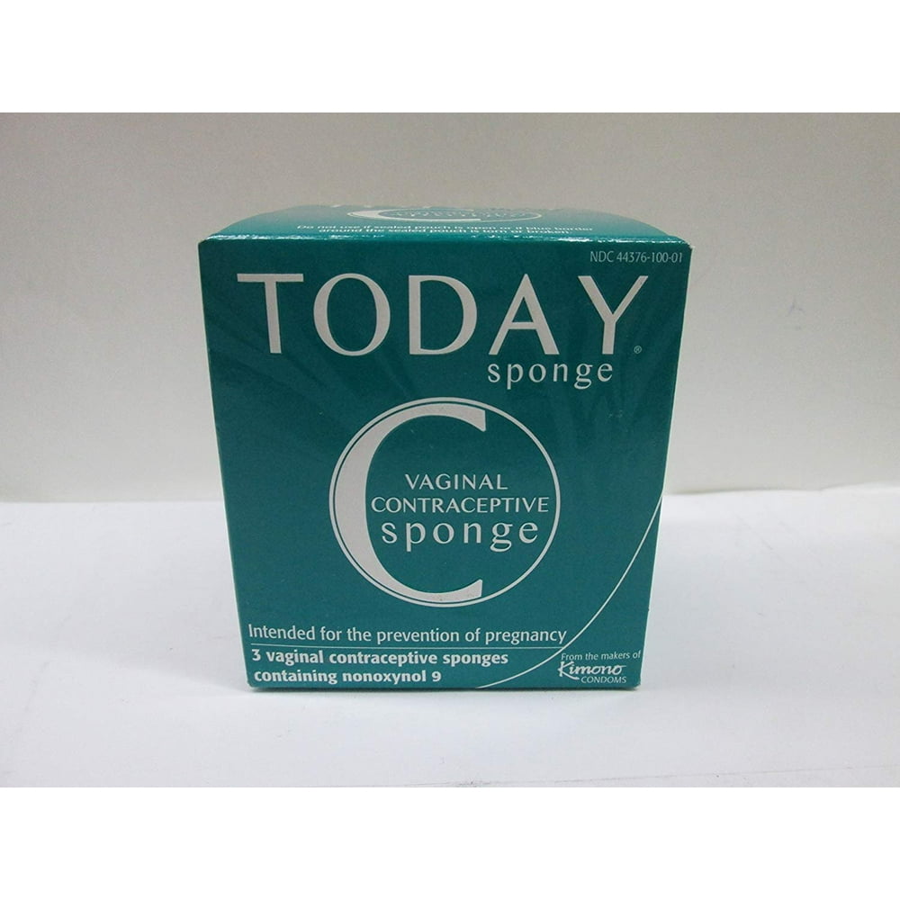 Today Sponge, 3 Contraceptive Sponges