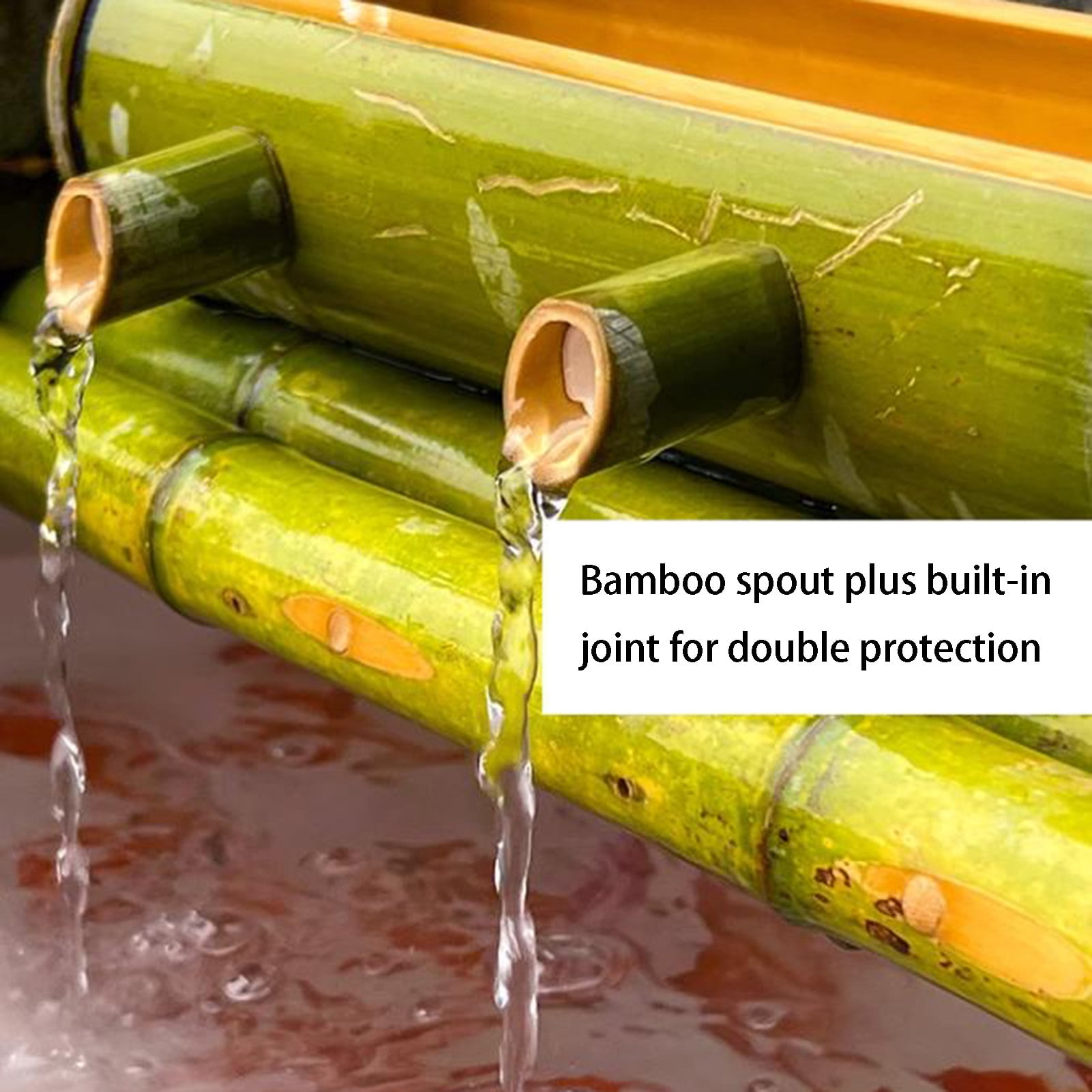 Zen Garden Fountain, Japanese Garden Decoration Fountain, Outdoor Scene Water Feature Waterscape With Pump and Hose For Garden Pond Patio Balcony