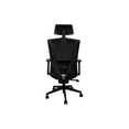 thumbnail image 3 of AnthroDesk Ergonomic Office Chair, 360-degree Swivel Rotation, Adjustable Headrest and Armrest, Breathable, 3 of 7