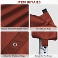 thumbnail image 5 of Pakunoda 10' X 20' Carport Canopy Replacement Cover, Portable Car Garage Shelter Party Top Tent with 34PC Ball Bungees, Treeared (Only Cover, Frame Not Included), 5 of 8