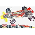 thumbnail image 1 of Lotus 72 Poster 16in x 24in Medium Art Poster 16x24 Multi-Color Square Adults AB Posters, 1 of 1