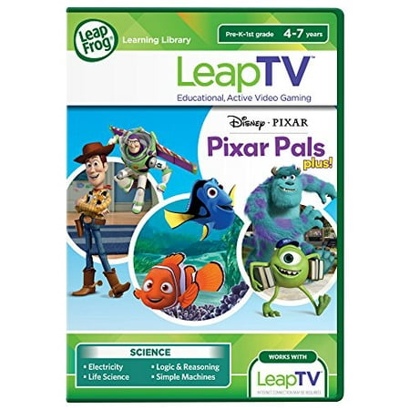LeapFrog LeapTV Disney Pixar Pals Plus Educational, Active Video