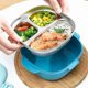 thumbnail image 4 of Stainless Steel Insulated Lunch Box, Healthy Food Storage Container for Students, School, Office, Meal Blog, 4 of 5