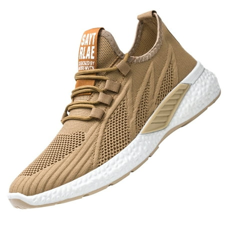 

Lopsie Men Running Shoes Men Casual Breathable Walking Shoes Athletic Sneakers Gym Slip On Comfortable Lightweight Shoes