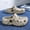 Khaki, variant on Men's Adjustable Strap Clogs, Slip On Breathable Garden Shoes for Outdoor Beach Daily Use