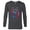 Charcoal Heather, variant on Marvel Spider-Man Into the Spider-Verse Rainbow Icon - Long Sleeve T-Shirt for Men - Customized-White