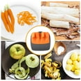 thumbnail image 6 of Stainless Steel Blade Finger Holding Fruit Vegetables Peeler Kitchen Gadget Finger Held Fruit And Vegetable Peeler Kitchen Appliance, 6 of 6