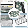 thumbnail image 4 of Nylon Fish Mouth Pencil Case with Large Capacity Zipper Pencil Pouch Green Baseball Pattern Pencil Bag Organizers, 4 of 7
