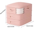 thumbnail image 3 of TACILIP Clothes Storage, 1PC Storage Bag Clothes Finishing Wardrobe Bag Large Capacity Cotton Quilt Packing, Home Gifts, 3 of 5