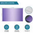 thumbnail image 6 of Purple Ombre Placemats Set of 4, Modern Gradient Abstract Art Washable Wipeable Table Mats for Dining Tables, Indoor Outdoor Kitchen Place Mats for Holiday Party Table Decor, 6 of 9