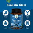 thumbnail image 5 of Nature’s Craft Water Away Diuretic Pills for Water Retention & Bloating Relief, 90 Capsules, 5 of 8