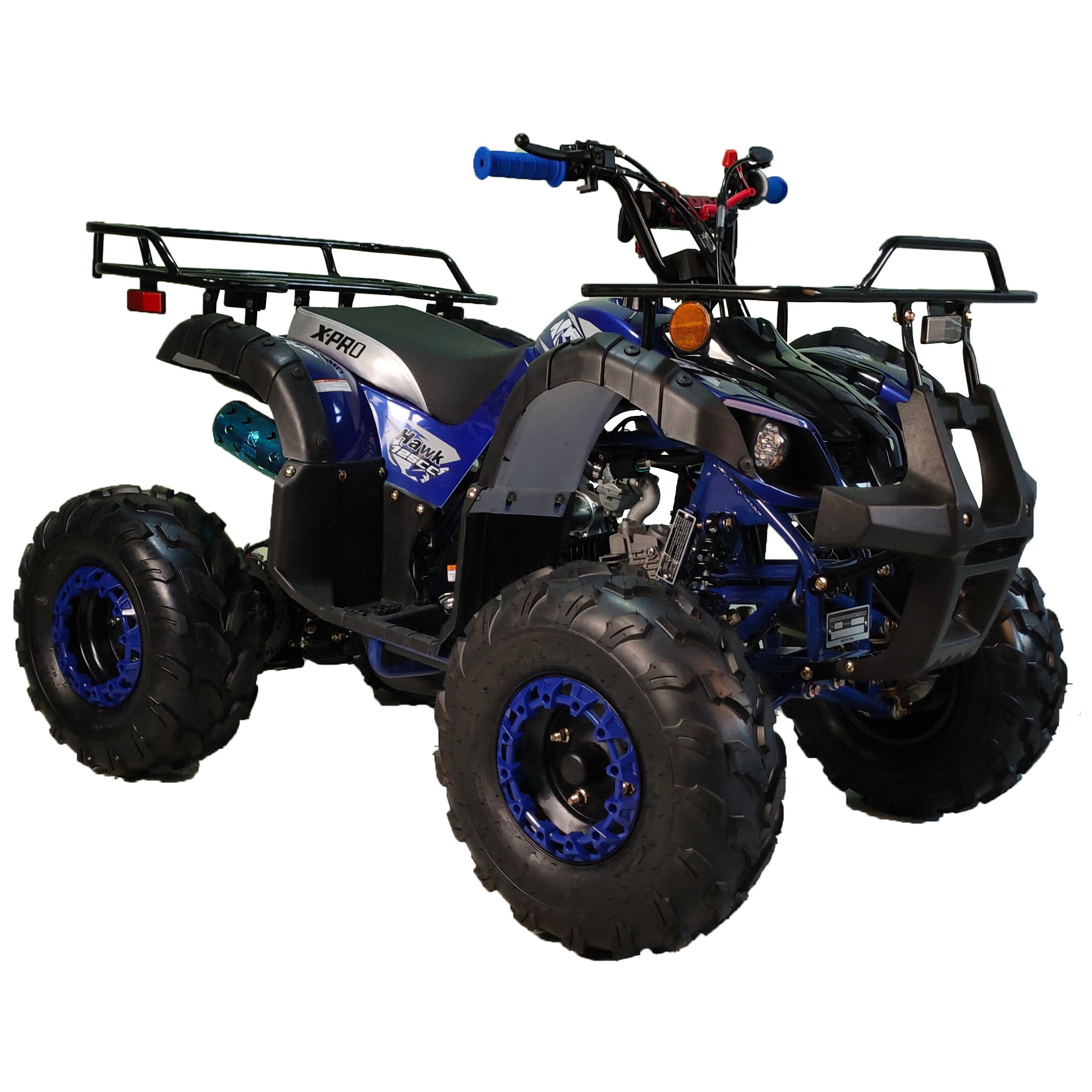 X-Pro Brand New 125cc Gas ATV, Automatic Transmission w/Reverse Remote Control Off-road Big 19"/18" Tires