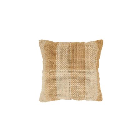 SARO Lifestyle 4554.N18SD 18 x 18 in. Woven Down Filled Square Throw Pillow, Natural