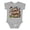 AC-Heather Grey, variant on Gone Fishing with My Uncle Boys or Girls Baby Bodysuit