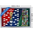 thumbnail image 3 of FIFA World Cup 2026 - Tournament Bracket Wall Poster, 14.725" x 22.375" Framed, 3 of 4
