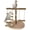 Pepper Wood, variant on Bird Tabletop Training Perch Play Stand, Portable Parrot Swing Ladder Toy, Bird Perches Exercise Gym Playground for Cocktails Conures Lovebirds Budgies
