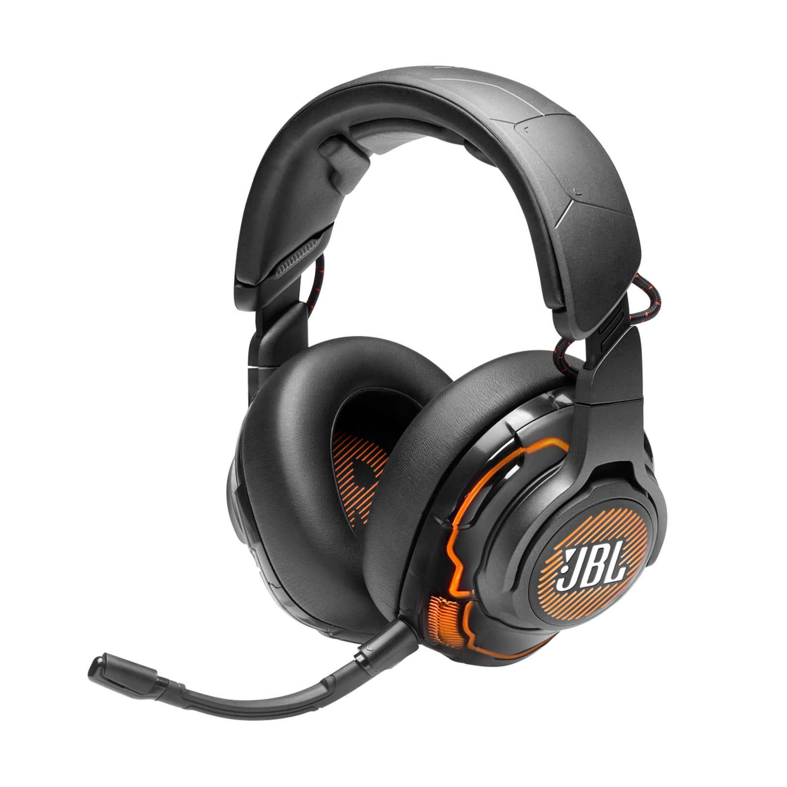 JBL Quantum ONE - USB Wired Over-Ear Professional PC Gaming Headset with Head-Tracking Enhanced QuantumSPHERE 360 - Black