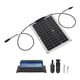 thumbnail image 2 of Panel de células solares monocristalino de 15W y 18V, kit de panel solar portátil para coche y barco (controlador solar + 30 A), 2 of 5