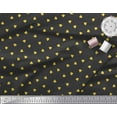 thumbnail image 3 of Soimoi Black Modal Satin Fabric Nachos & Salsa Food Print Fabric by the Yard 42 Inch Wide, 3 of 3