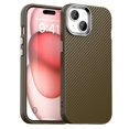 thumbnail image 1 of For iPhone 15 Case Cell Phone Hybrid Back Cover Carbon Fiber Texture - Grey, 1 of 5