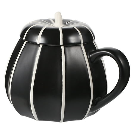 

Cup Pumpkin Mug Ceramic Coffee Water Cups Lidteablack Cappuccino Green Favor Party Theme Tableware Soup Mugs Fun Office