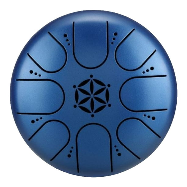 Handpan Lengua Tambor Acero 5 Pulgadas 8 Tonos Instrumentos Musicales Mini para Principiantes