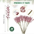 thumbnail image 2 of 24Pcs/36Pcs Christmas Berry Stems 14 Inch Artificial Berry Picks Xmas Holly Berry Stem Branches for Christmas Tree Ornament Wreath Vase Floral Home DIY Crafts Holiday Decorations, 2 of 7