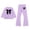 1-Light Purple320, variant on Wxolcjlv Girls Outfits Bow Print Long Sleeve Sweatshirt and Flared Pants Sets, Sizes 3-10