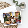 thumbnail image 2 of Sheltie Christmas Cookies Greeting Cards Pack of 8 7 in x 5 in, 2 of 3