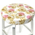 thumbnail image 3 of Daiia Sunflowers Stool Covers Round,Round Bar Stool Covers Waterproof Bar Chair Covers Washable Stool Cushion Slipcover for 12-14 Inch Chair-13 inch, 3 of 7