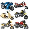 thumbnail image 2 of GloryStar Motocross Building Blocks Toy Children Educational Assembled Off-road Racing Motorcycle Toys SB701102 with base, 2 of 7