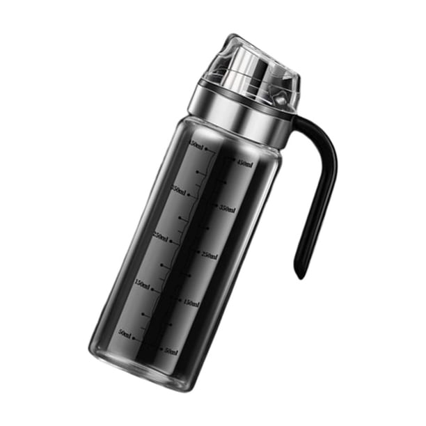 Billuyoard Botella de aceite de vidrio, botellas de almacenamiento de cocina, lata de vinagre transparente, contenedor de condimentos, dispensador Cocina y Comedor